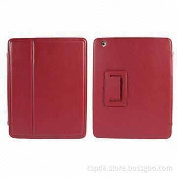 New Design PU Cases for New iPad with Super Slim Back Stand
